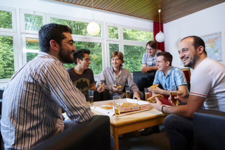 Im großen Gemeinschaftsraum