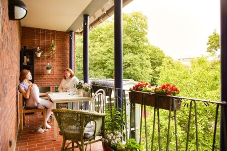 Balkon im Westflügel Balkon