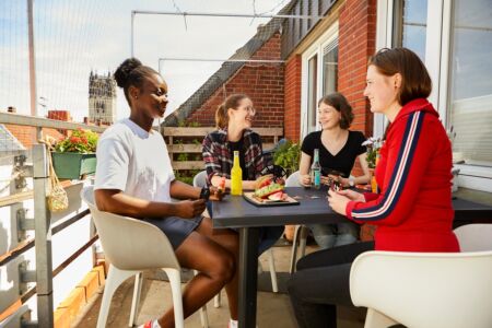 Balcony on the 4th floor